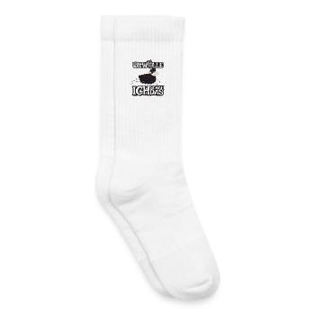 Komme was Wolle ich Schaf das - Kinder Tennissocken - Weiß - Rechts