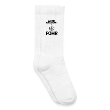 Nordsee Föhr - Kinder Tennissocken - Weiß - Rechts