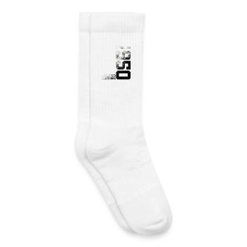 76. GEBURTSTAG 76 JAHRE LIMITED EDITION 1950 - Kinder Tennissocken - Weiß - Rechts