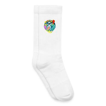 2 Years Birthday Boy Gift - Kids Tennis Socks - white - Right