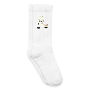 Happy Lunar New Year of the Rabbit - Kinder Tennissocken - Weiß - Rechts