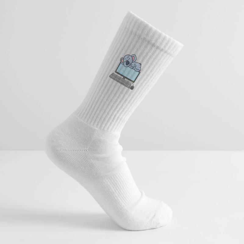 Koala Computer Nerd Programmeur Cadeau Chaussettes de tennis bio enfant