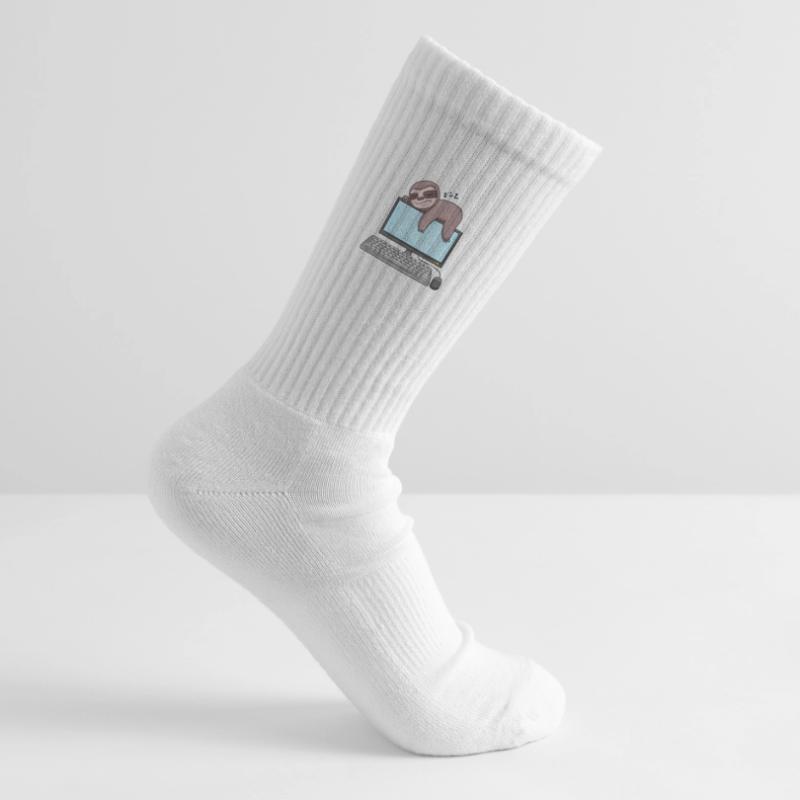 Cadeau de programmeur de nerd informatique Chaussettes de tennis bio enfant