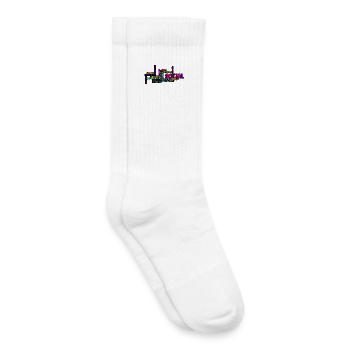Social network Wordcloud: Explosion of colour - Kids Tennis Socks - white - Right
