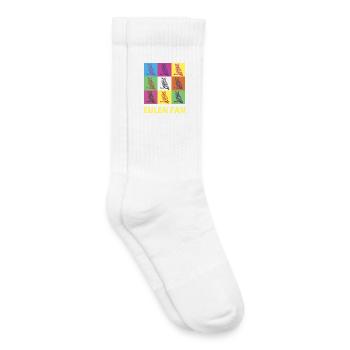 Eulen Fan Design - Kinder Tennissocken - Weiß - Rechts
