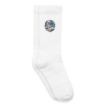 3 Years Birthday Boy Gift - Kids Tennis Socks - white - Right