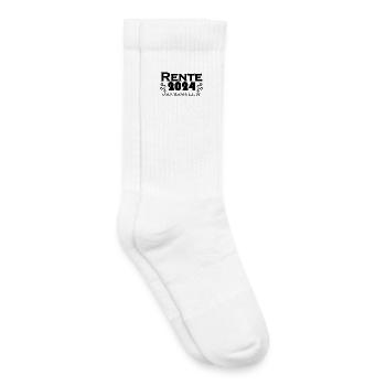 Rente 2024 Ruhestand - Rentner Geschenk - Kinder Tennissocken - Weiß - Rechts