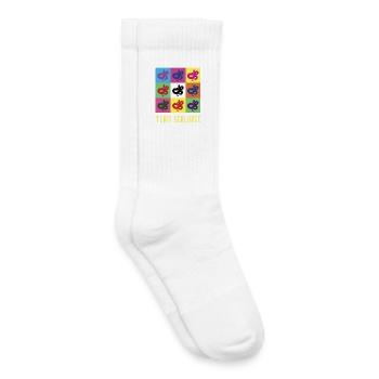 Team Schlange - Kinder Tennissocken - Weiß - Rechts
