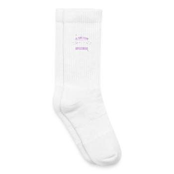 Team cancer cadeau femme fille cancer zodiaque - Chaussettes de tennis bio enfant - blanc - Droite