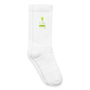 Eat Sleep Game Repeat - Kids Tennis Socks - white - Right