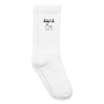 Muttertag - erster Muttertag Geschenk - Kinder Tennissocken - Weiß - Rechts