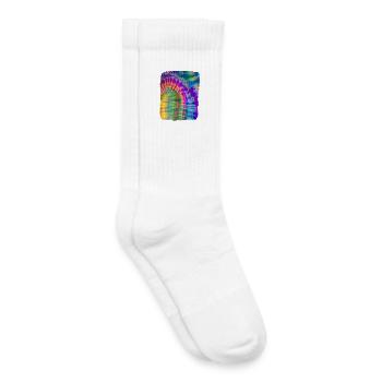 Tie Dye Batik - Kinder Tennissocken - Weiß - Rechts