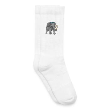 Elephant Tennis Tennis Racket - Kids Tennis Socks - white - Right