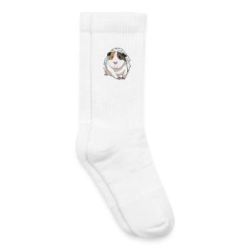 Meerschweinchen Braut Schleier Hochzeit - Kinder Tennissocken - Weiß - Rechts