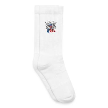 4. Juli - Unabhängigkeitstag. Wenn du die Freiheit liebst - Kinder Tennissocken - Weiß - Rechts