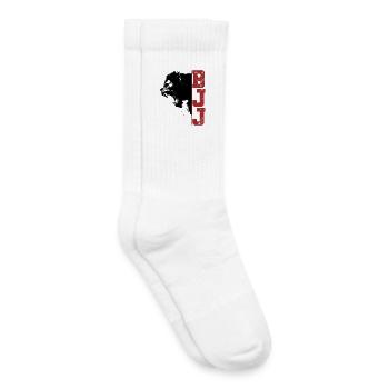Brazilian Jiu Jitsu Gorilla Head BJJ Gift - Kids Tennis Socks - white - Right