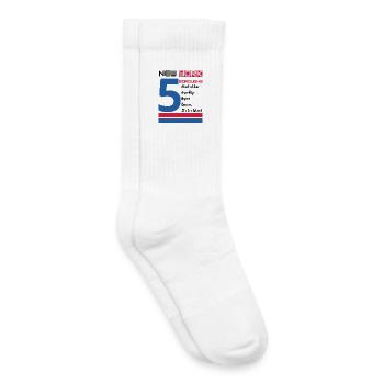 New York City Five Boroughs J'aime New York Bronx - Chaussettes de tennis bio enfant - blanc - Droite