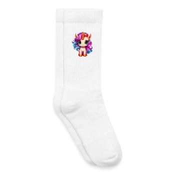 Baby Unicorn - Kinder Tennissocken - Weiß - Rechts