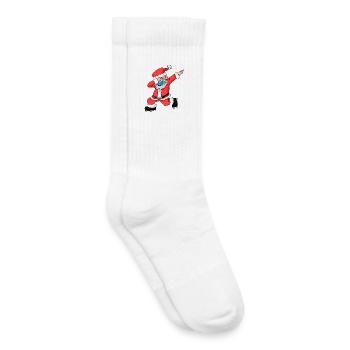 Père Noël Noël - Chaussettes de tennis bio enfant - blanc - Droite