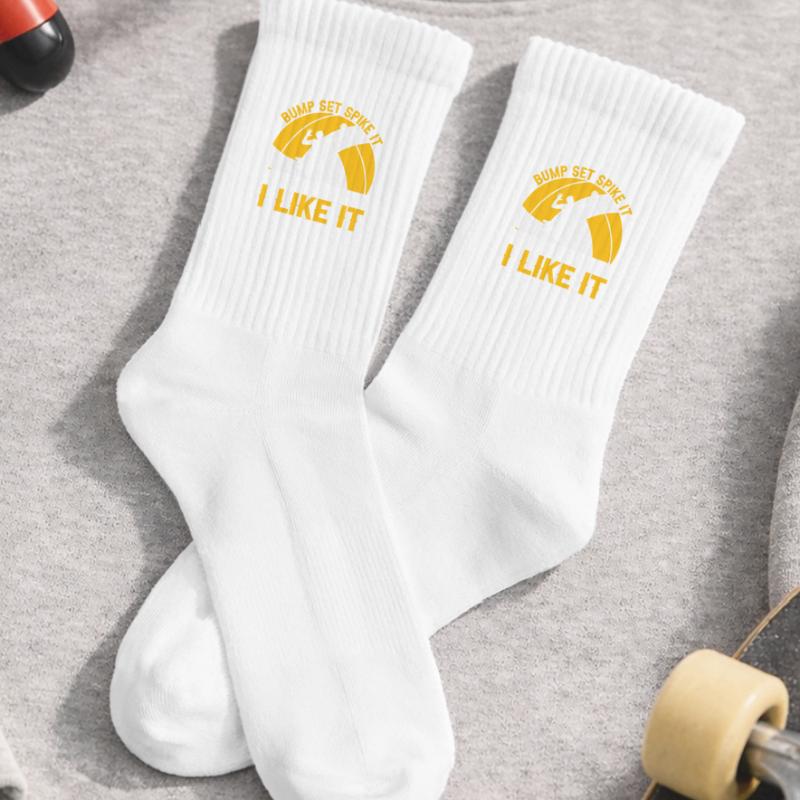 Bump Set Spike It C’est comme ça que j’aime Chaussettes de tennis bio enfant