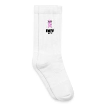 Chef Spruch - Kinder Tennissocken - Weiß - Rechts