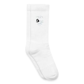 Humorous horse Instagram post - Kids Tennis Socks - white - Right