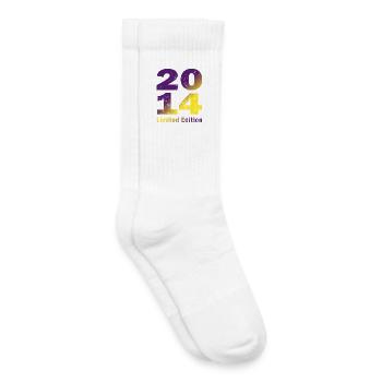 Geburtstag, geboren in 2010 limited edition - Kinder Tennissocken - Weiß - Rechts