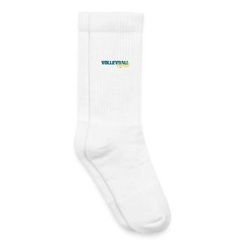 Volley Dive: Dynamic Player Duo - Kids Tennis Socks - white - Right