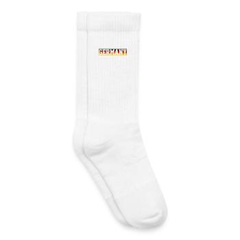 Deutschland Flagge - Kinder Tennissocken - Weiß - Rechts
