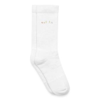 Vintage Fencing Heart Palpitations - Kids Tennis Socks - white - Right