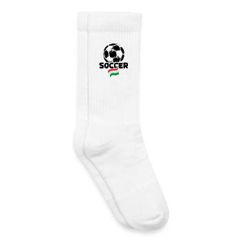 Football team Hungary 2024 soccerfan illustration - Kids Tennis Socks - white - Right