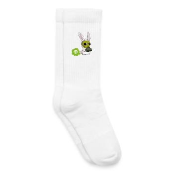 Süßer Hase furzt - Kinder Tennissocken - Weiß - Rechts