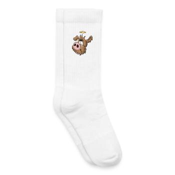 Schweinehund12 - Kinder Tennissocken - Weiß - Rechts