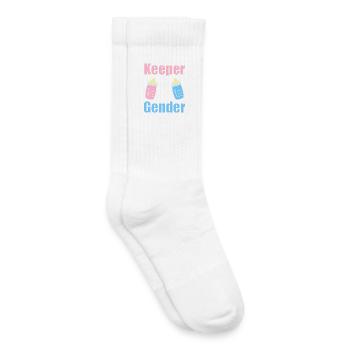 Gardiens de la diversité de genre - Chaussettes de tennis bio enfant - blanc - Droite
