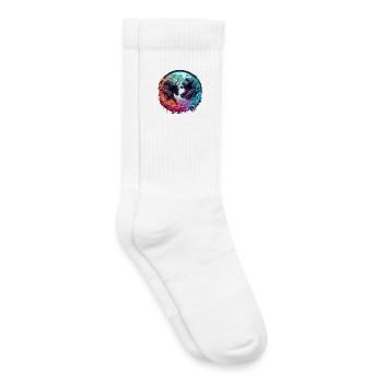 Actions boursières haussières vs baissiers - Chaussettes de tennis bio enfant - blanc - Droite