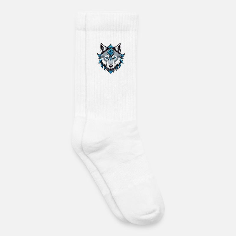 Odin’s Wolf - Kinder Tennissocken - Weiß