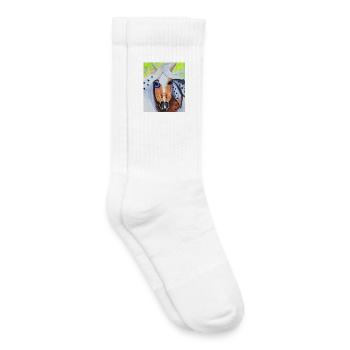 Free Spirit - Wildpferd - Kinder Tennissocken - Weiß - Rechts