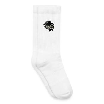 striped bass master - Kids Tennis Socks - white - Right