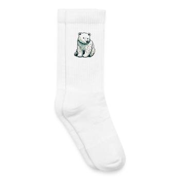 Eisbär - Kinder Tennissocken - Weiß - Rechts