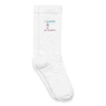 Eiscreme zum 4. Geburtstag - Kinder Tennissocken - Weiß - Rechts