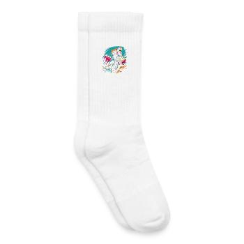 Mountainbiken - Kinder Tennissocken - Weiß - Rechts