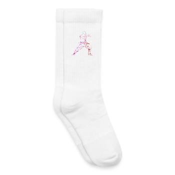 Oldschool Kickboxer - Kids Tennis Socks - white - Right
