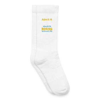 lustiger Spruch Sarkasmus - Kinder Tennissocken - Weiß - Rechts