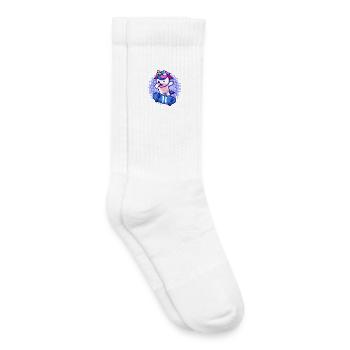Mir reicht's – Ich geh Skaten - Kinder Tennissocken - Weiß - Rechts