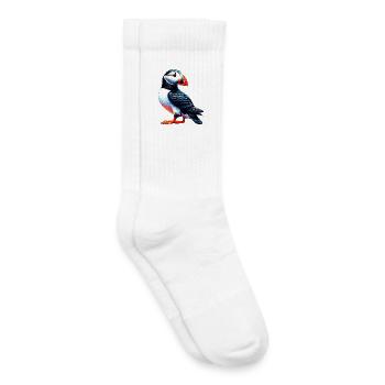 Papageitaucher - Kinder Tennissocken - Weiß - Rechts