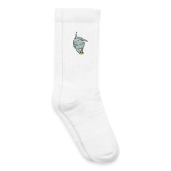 Delfin Cookie - Kinder Tennissocken - Weiß - Rechts