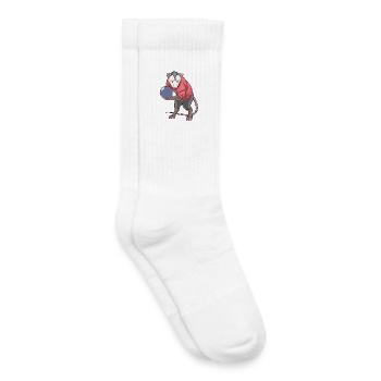 Possums Bowling Boule de bowling - Chaussettes de tennis bio enfant - blanc - Droite