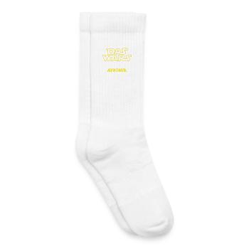 Rente Das wars - Glücklicher Rentner ich jetzt bin - Kinder Tennissocken - Weiß - Rechts