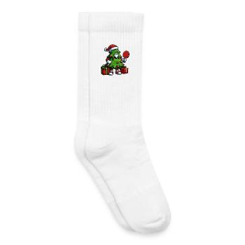 Tennis de table Arbre de Noël Costume Arbre de Noël - Chaussettes de tennis bio enfant - blanc - Droite