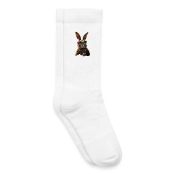 Lapin Lapin Lover Lièvre Lapin Mignons Lapins - Chaussettes de tennis bio enfant - blanc - Droite